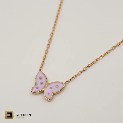 گردن آویز طرح پروانه