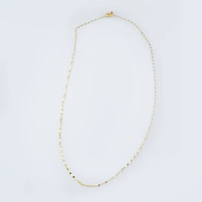 Gold chain with sequins