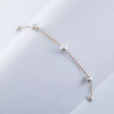 دستبند طلا مرواريد