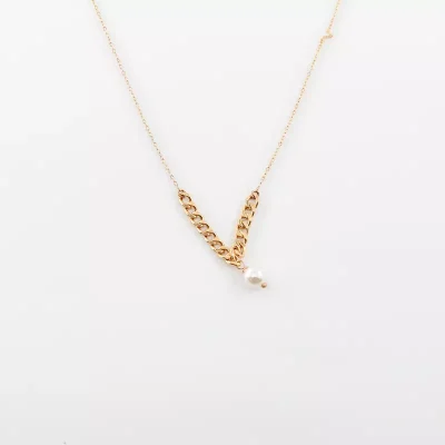 گردن آويز طلا کارتيه مرواريد