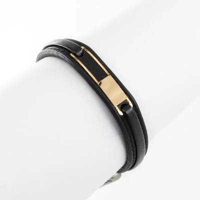 دستبند چرم طلا نیوکالکشن