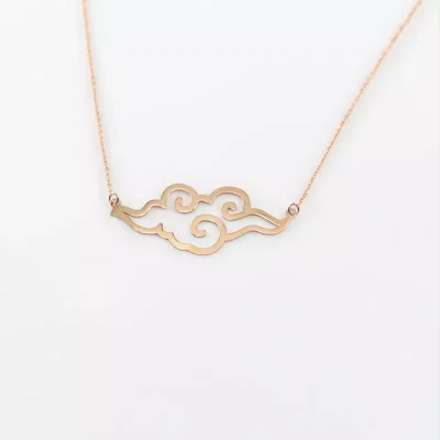 گردن آویز طلا ابر