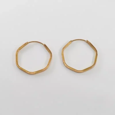 گوشواره طلا مینیمال هندسي