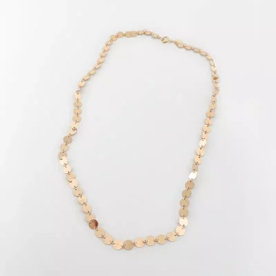 گردن اويز طلا پولکي