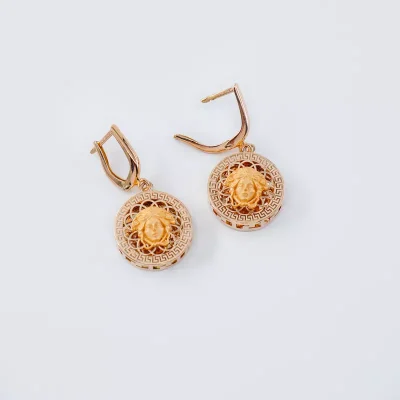 گوشواره  طلا ورساچه