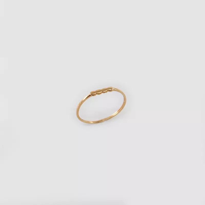 انگشتر طلا مينيمال